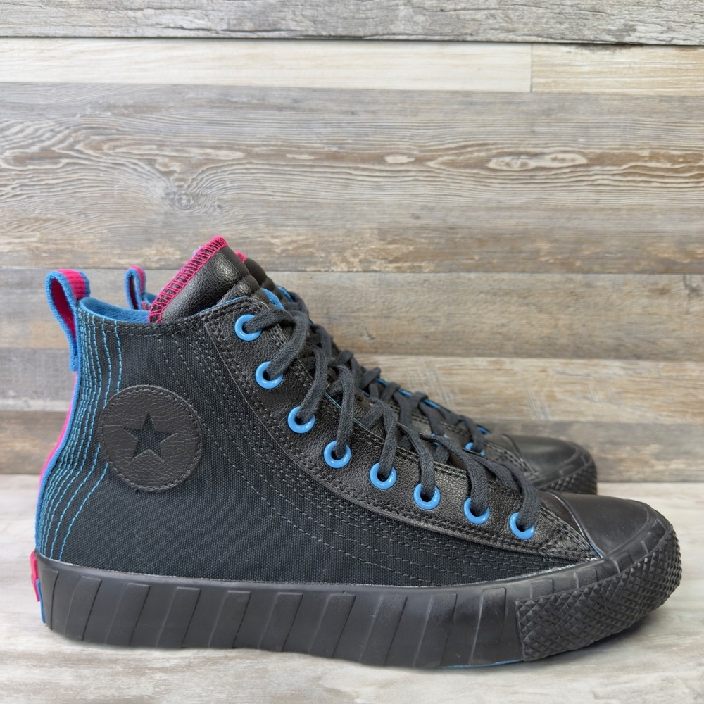 Converse Chuck Taylor All Star UNT1TL3D Black High Top Men Size 9 Sneakers Miami